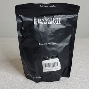 Inscents Waterfall 100 Cones 6 Assorted Scents 7.4 oz 210 Grams New Sealed